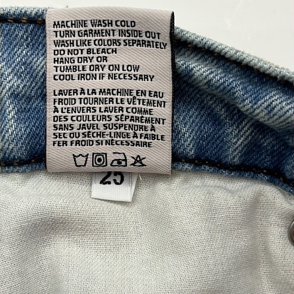 Revice Denim Straight Leg Low Rise Size 25 - Picture 10 of 16